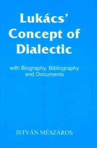 Edição em inglês de "O conceito de dialética em Lukács".